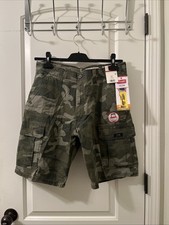 Wrangler Five Star Premium Men's Relaxed Fit Cargo Shorts Size 34 Camouflage