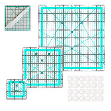 Quilting Rulers,3 Quilting Square Ruler Quilting Templates(2.5"X2.5", 5"X5", ...