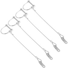  4pcs Trailer Coupler Pin with Steel Quick Release Ring - Locking Pin for for