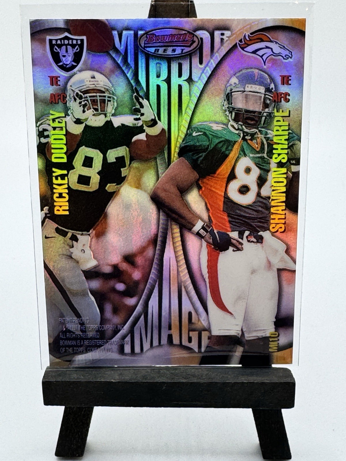 1997 Bowman's Best - Mirror Image Shannon Sharpe Refractor