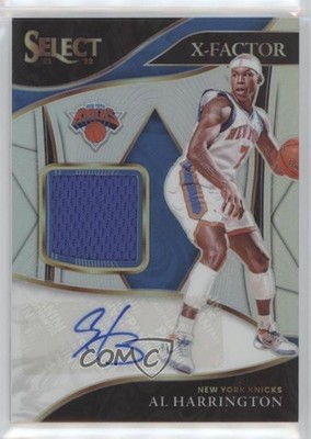 2021 Select X-Factor Memorabilia Signatures Silver Prizm Al Harrington Auto 6yt