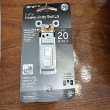 G.E. 3 Way Heavy Duty Switch Up To 20AMP & 3 ...