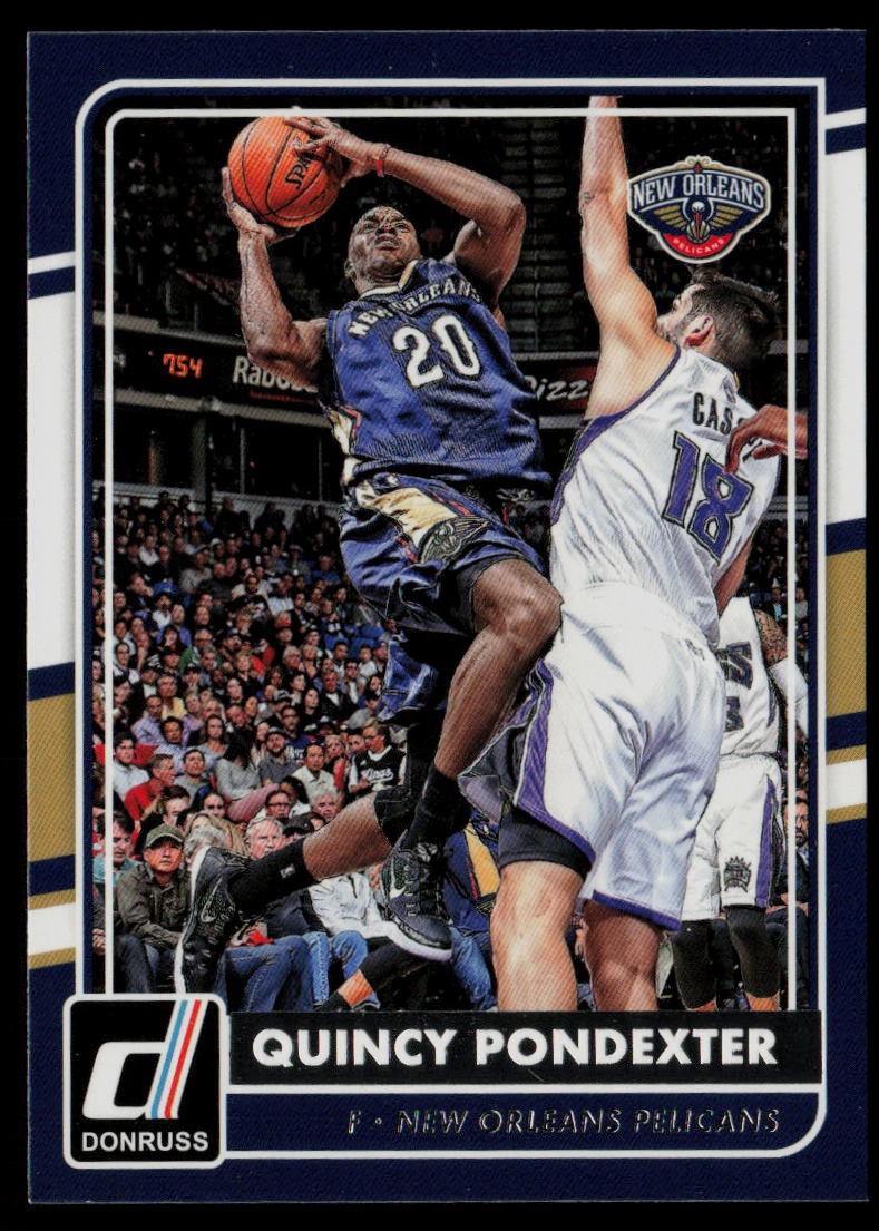 2015-16 Donruss #45 Quincy Pondexter New Orleans Pelicans