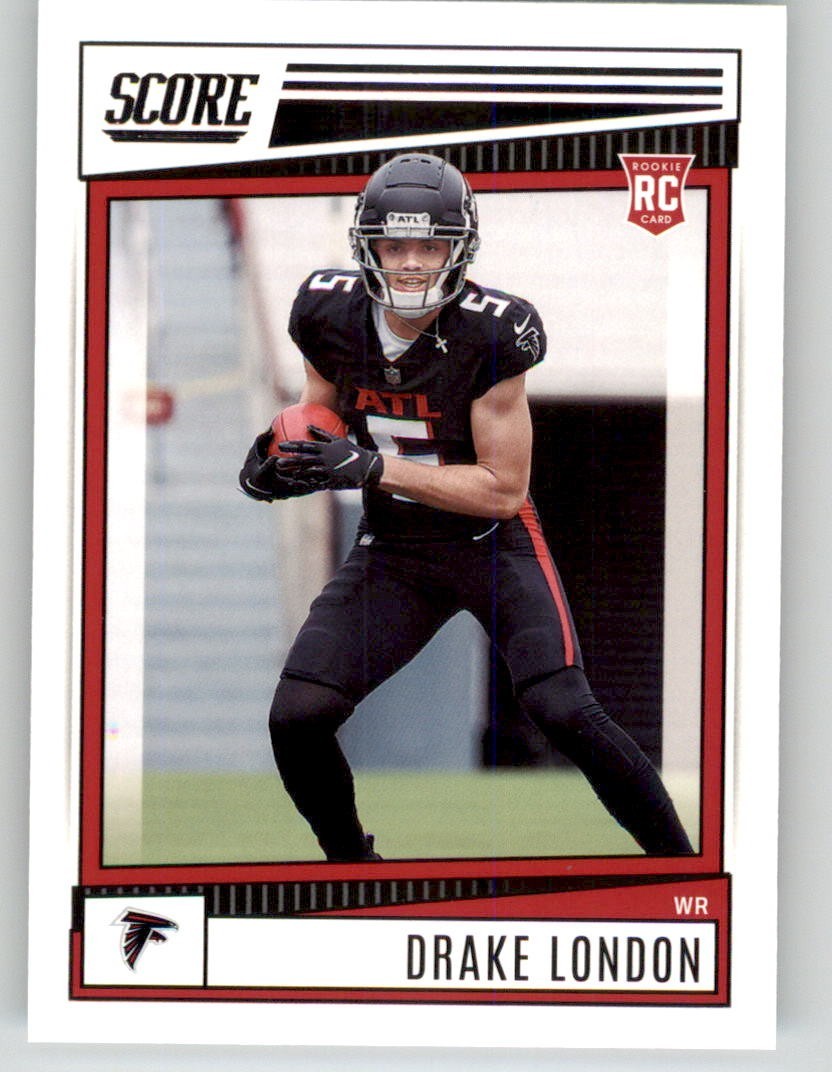 2022 Panini Score Drake London RC #379 ATL