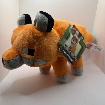 NEW Minecraft Orange Fox Renard Stuffed Animal Plush 12” Mattel
