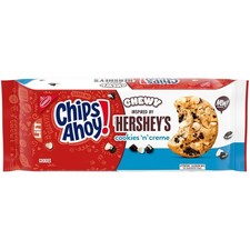 CHIPS AHOY Chewy Hershey's Cookies 'n' Creme Bar-Inspired Cookies, 9.58 oz