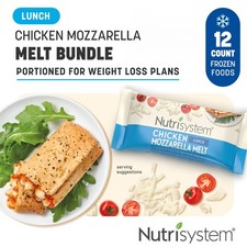 Nutrisystem Chicken Mozzarella Lunch Melt, 11g Protein, Packaged Meal