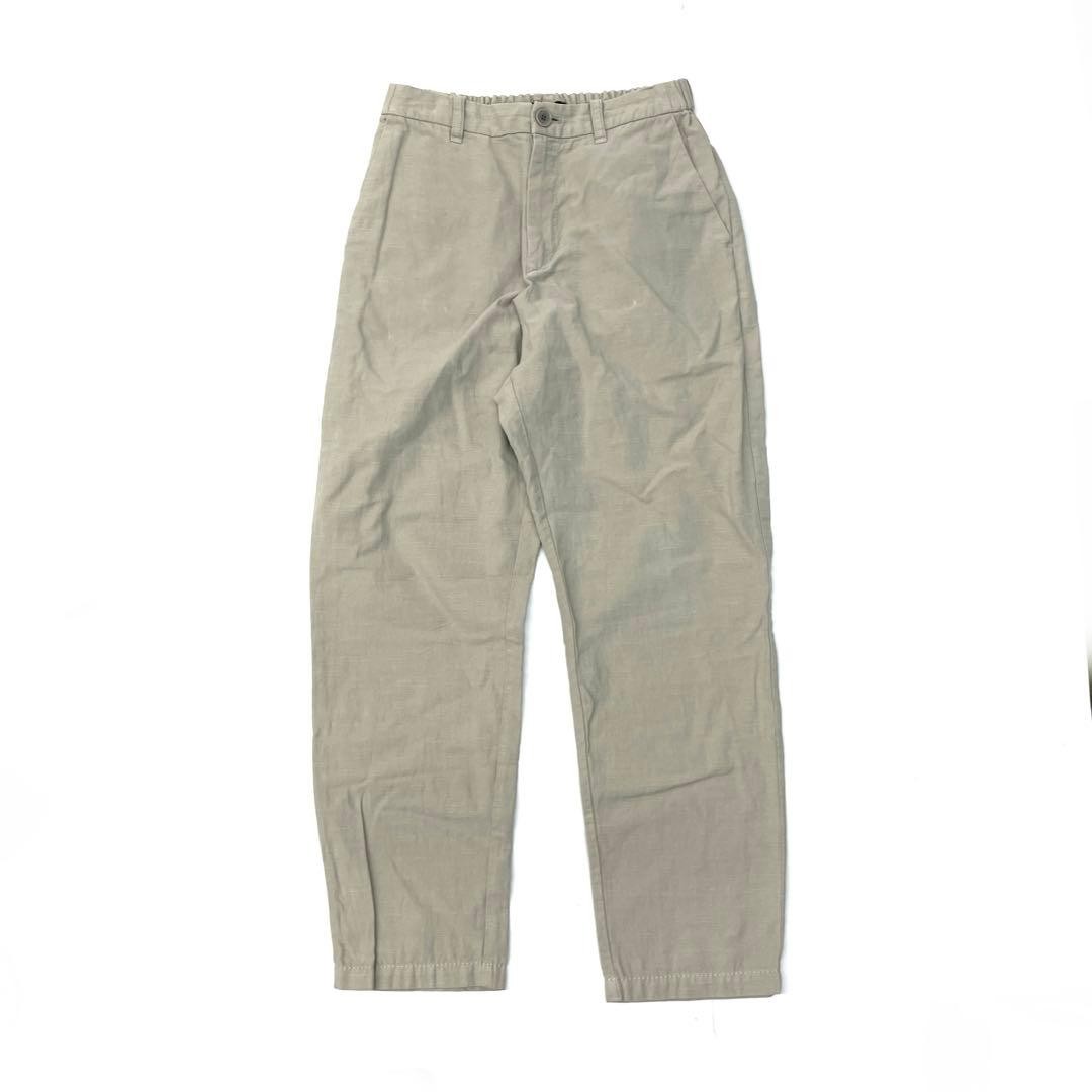 Pas de Calais Cotton Linen Tapered Pants 34 Griege XS/SS