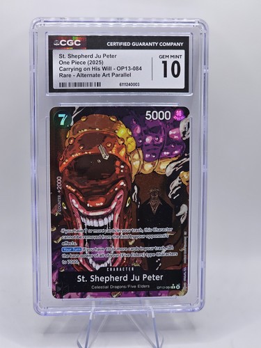 St. Shepherd Ju Peter (Alternate Art) graded CGC 10 for sale on eBay