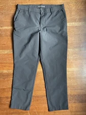 Banana Republic 36 X 30 Black Slim Performance Tech Golf Dress Pants