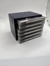 Vintage 90's Iomega Zip Drive Case Disk Holder Storage Fits 6 With Jewel Cases