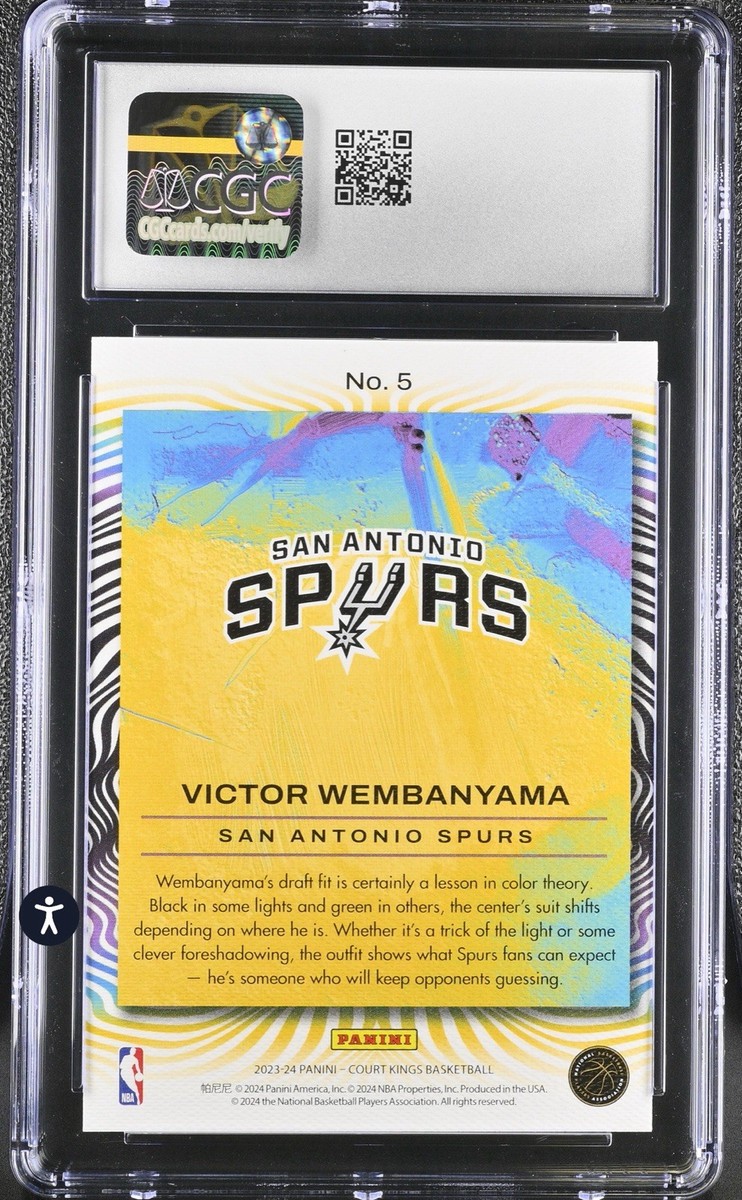 2023-24 Court Kings Dressed to imPRESS Victor Wembanyama #5 (RC