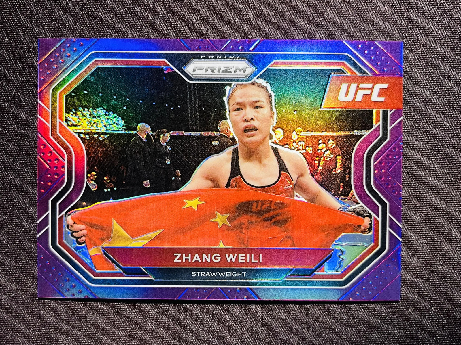 2021 Panini Prizm Zhang Weili #189 Purple 126/149 KM094
