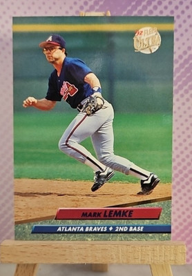 1992 Fleer Ultra: Mark Lemke #165 - Atlanta Braves - NM Condition