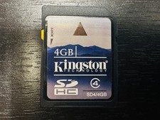 Kingston Technology 4GB SDHC SD4/4GB DSi 3DS ...