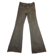 Pilcro and the Letterpress Superscript Flare Jeans Black High Rise Size 30
