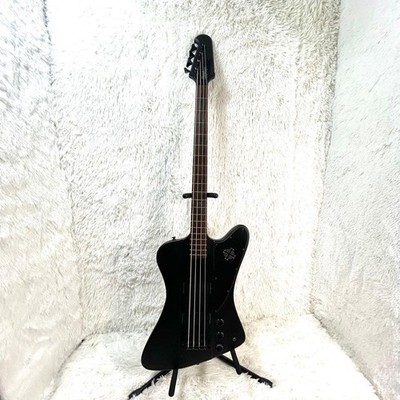 EPIPHONE Thunderbird Goth Bass Guitar All Black Satin Electric