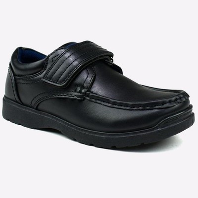Malin Ricardo Jungen Formal Freizeit Schul Slip-On Schuhe Schwarz