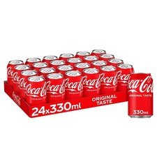 Coca-Cola Original Taste 24 x 330ml Cans – Full Case – Fast Free UK Delivery