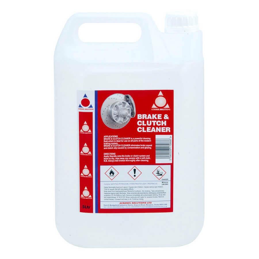 Aerosol Solutions Brake Cleaner  Car Degreaser Dissolves Grease Oil Grime 5L