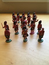 BRITAINS VINTAGE SCOTS GUARDS DRUMS AND PIPERS SET OF 20