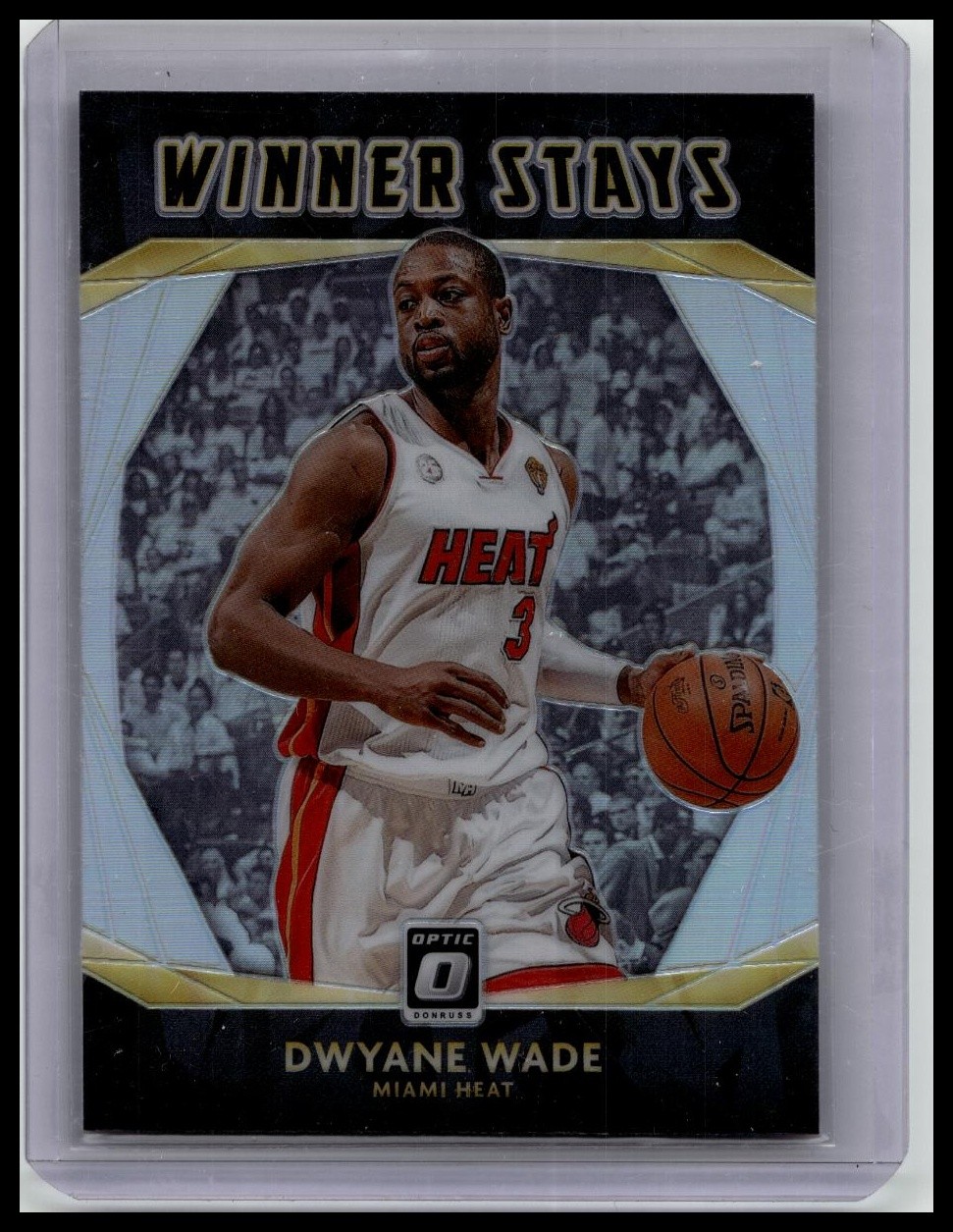 2020-21 Donruss Optic #16 Dwyane Wade Winner Stays Holo