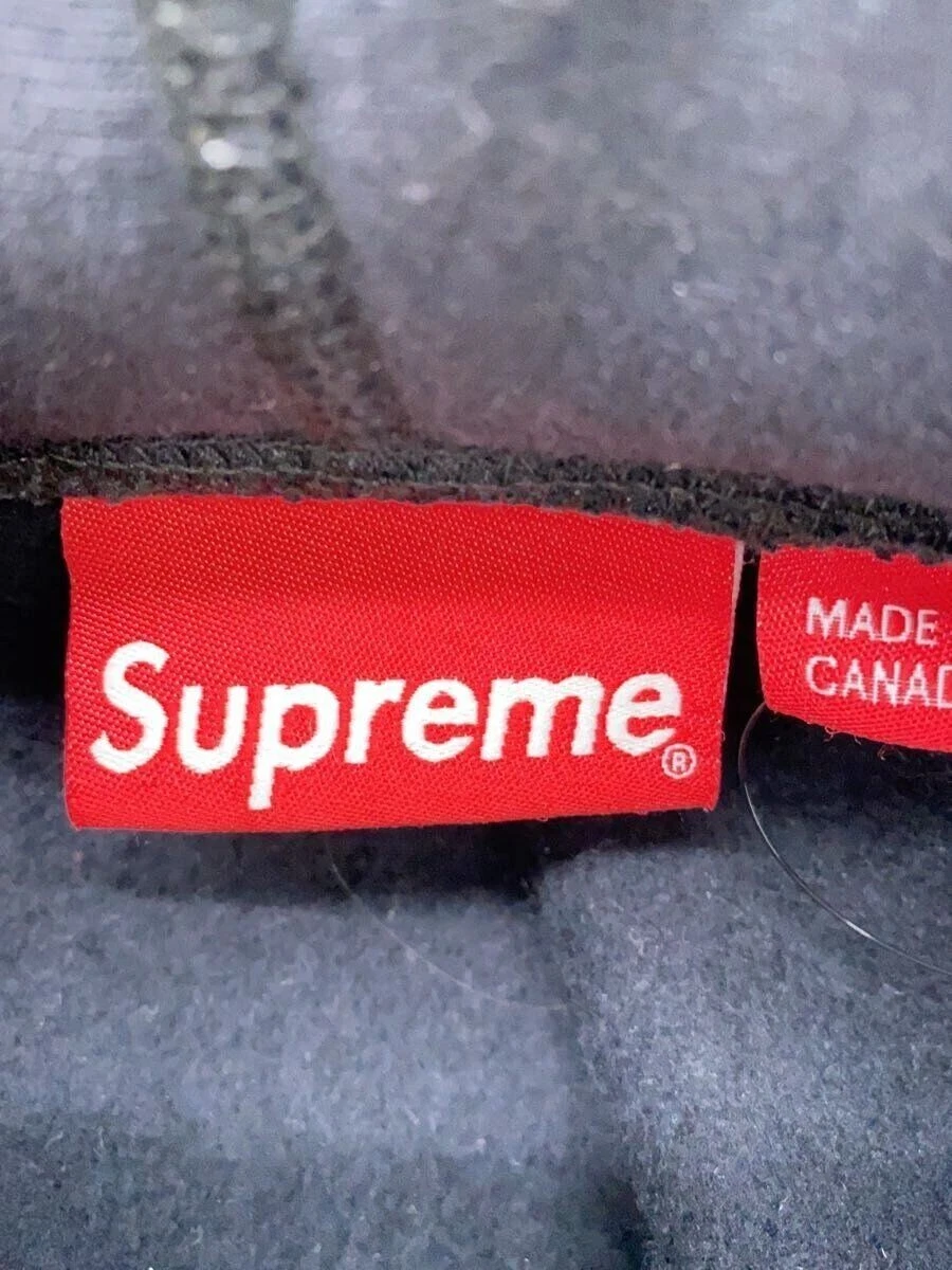 Supreme Felpa con Cappuccio Cross Box Logo Felpa con Cappuccio S Cotone Nero Usata