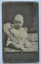 Imperial Russia Little Baby Girl MB Initials CDV Photo