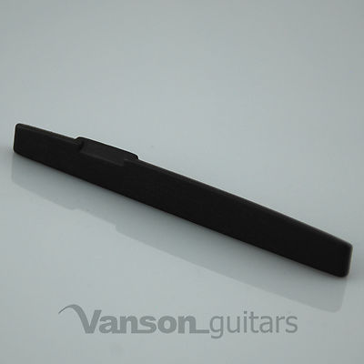 NEU Hochwertiger Vanson 72mm kompensierter Ebenholz Sattel für Akustikgitarren ES1