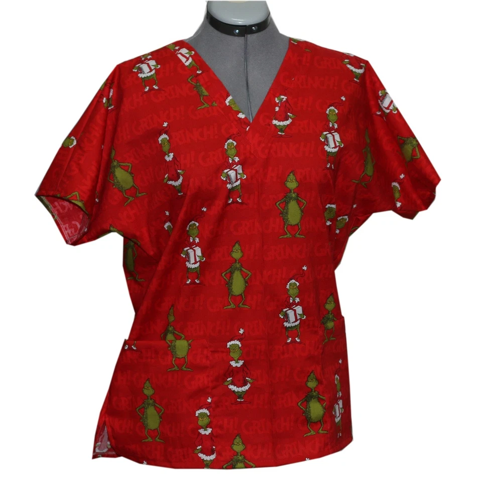 PROFESSIONAL SEWING SERVICE CUSTOM MADE SCRUB TOP *YOUR OWN MATERIAL* - Image 3 of 4