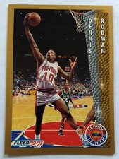 DENNIS RODMAN, 1992-93 FLEER LEAGUE LEADER, 