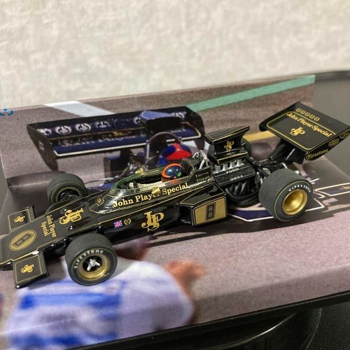 1/43 MINICHAMPS Lotus 72 JPS Emerson Fittipaldi schwarz mit Box aus Japan - Bild 8 von 10