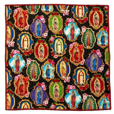 Virgin Mary Bandana Headband Chemo Bikers neck-tie wrist wrap 100% Cotton band