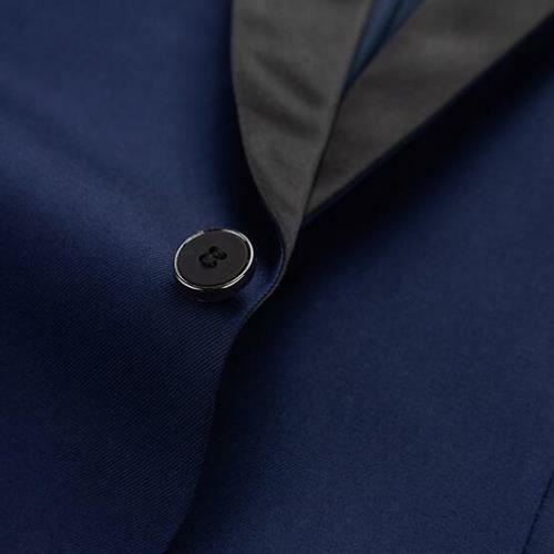 6XL Men 3 Piece Wedding Suit Shawl Lapel Slim Fit Dinner Jacket Groom Slim Fit L - Picture 9 of 17