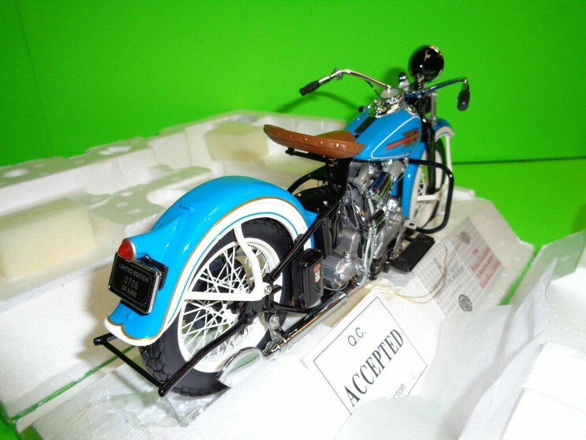 B11ZU03 FRANKLIN MINT HARLEY DAVIDSON 1936 KNUCKLEHEAD ROAD RALLY