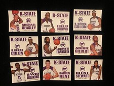 2007-08 KANSAS STATE WILDCATS Team Issue singles - choose from list Nm/Nm+