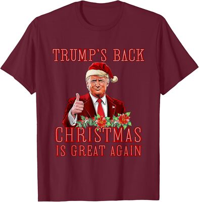Santa Trump Dance Make Christmas Great Again Ugly Unisex T-Shirt