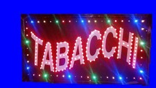 INSEGNA A LED CON SCRITTO TABACCHI 65x35
