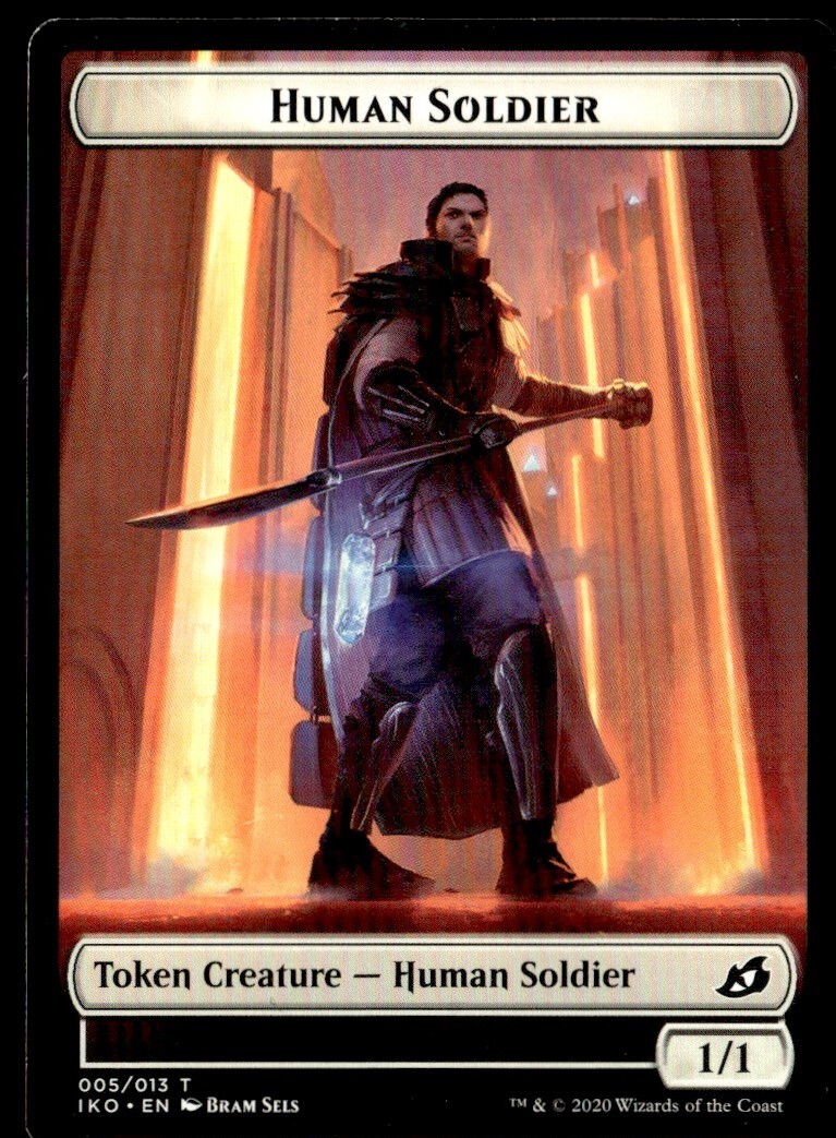 Double Masters 2020 Human Soldier Token Common #5 MTG