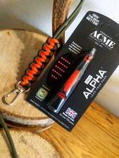 ACME ALPHA 210.5 whistle with Handmade gundog lanyard for Hunting, Shooting