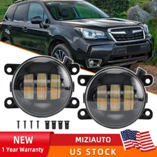 2PCS LED Fog Lights For Subaru Forester XV Crosstrek 2014-2020 Front Bumper Lamp