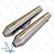 PoweRage Short Exhaust Silencer For Royal Enfield Twin Interceptor GT 650 @US