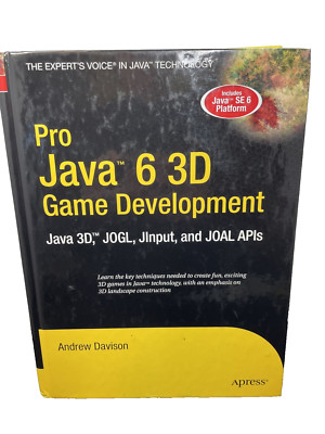 Pro Java 6 3D Game Development: Java 3D, JOGL, JInput and JOAL APIs Book GOOD
