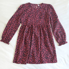 BP. Women's Floral Print Dress Small Black Graphic Blooms Long Sleeve Dress