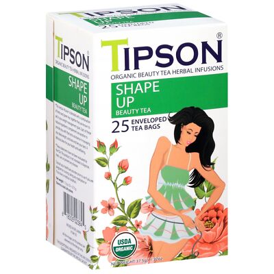 Tipson Organic Beauty SHAPE UP Tee in Beuteln 25 x 1,5 g