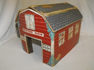 Vintage Keystone Toy Farm Barn Building For The Play Set Circa