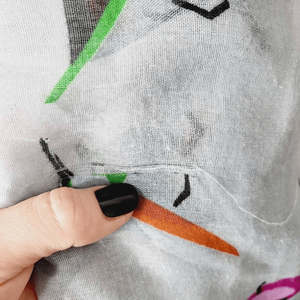 Bird patterned  scarf - image 9