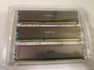 Geil 2GB Pc3-12800 CL=9-9-9-28 GV36GB1600C9TC 1.5V Memory Board Pack Of 3 D4