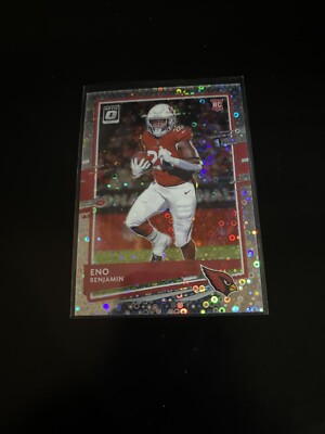 Eno Benjamin 2020 Optic Silver Circles Prizm /125 RC football card Cardinals PWE