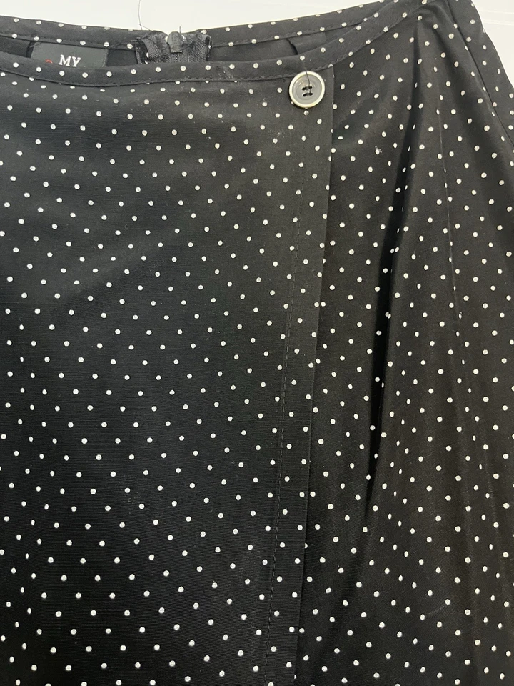 Vtg My Michelle Black And White Polka Dot Skort Size 7/8 90’s Y2K - Image 2 of 4